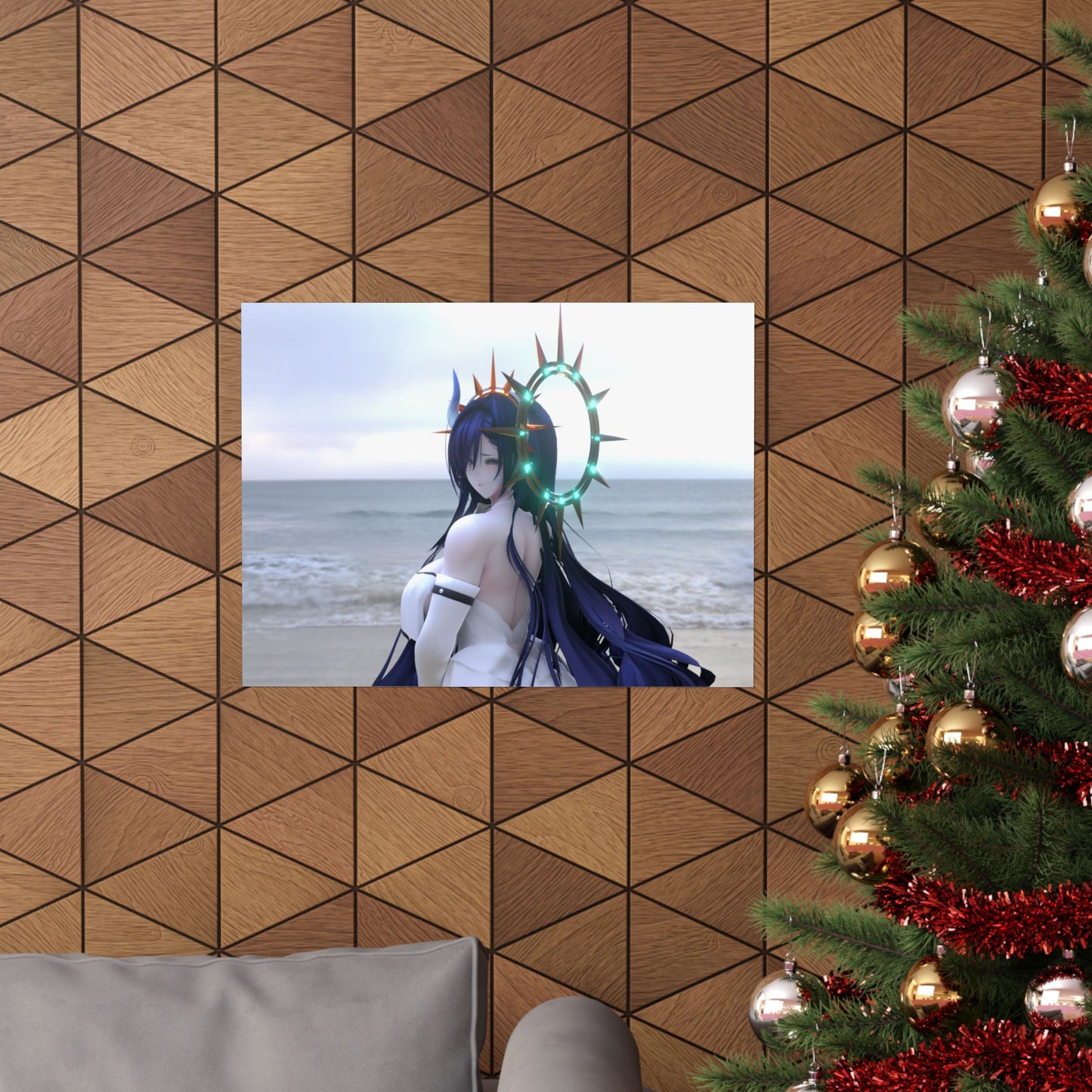 Horizontal Shari Beach Matte Poster