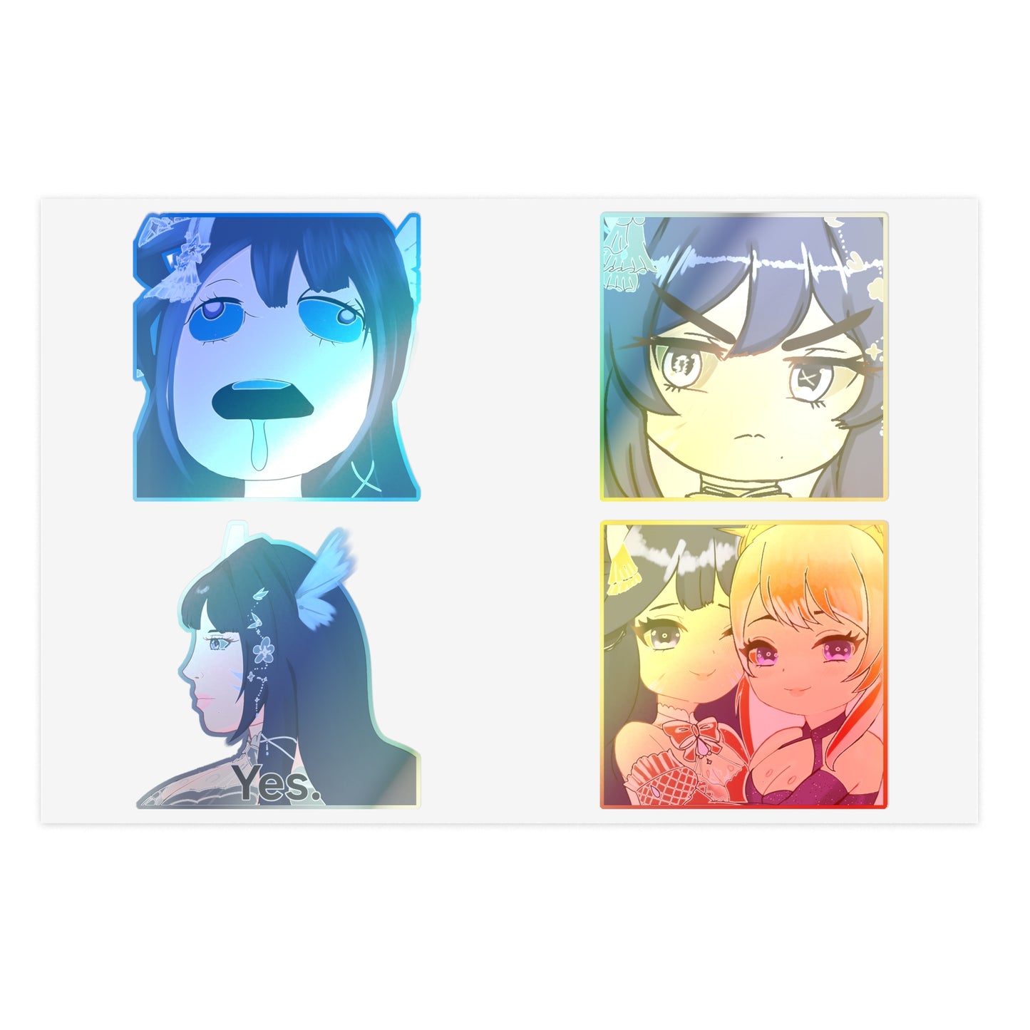 Shari Blue Sticker Sheet 2