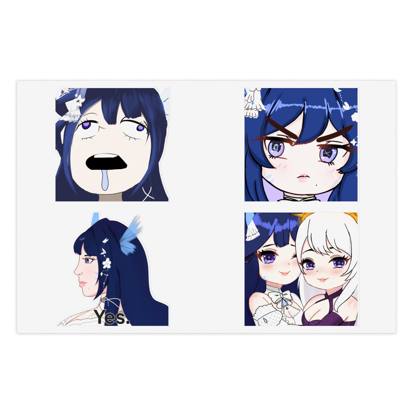 Shari Blue Sticker Sheet 2