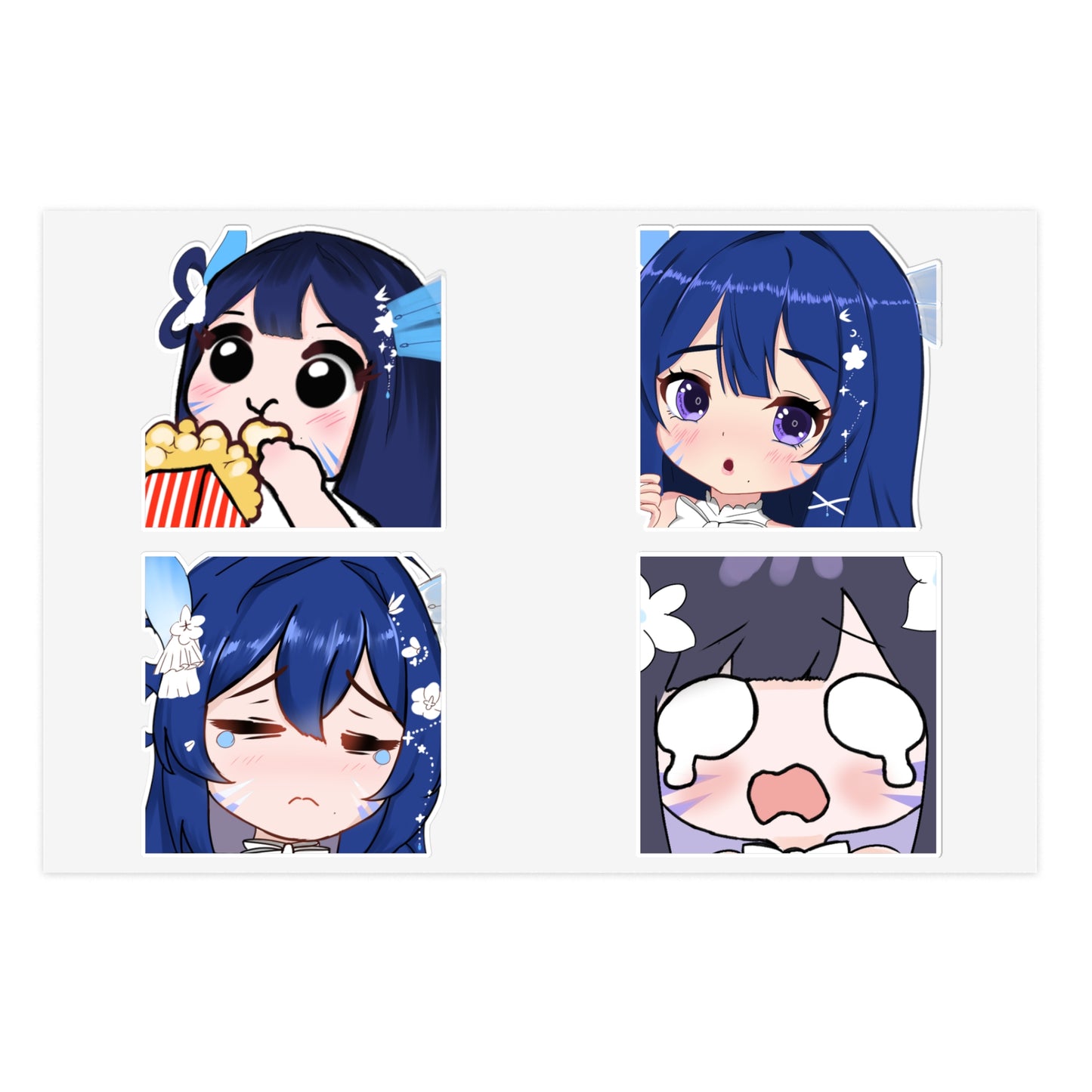 Shari Blue Sticker Pack 1